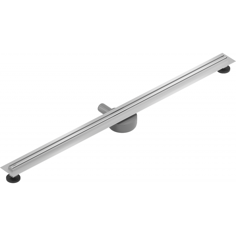 Mexen Flat 360° Slim rotary linear drain 140 cm, stainless steel - 1041140