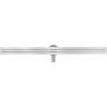 Mexen Flat 360° Slim swivel linear drain 180 cm, Chrome - 1041180