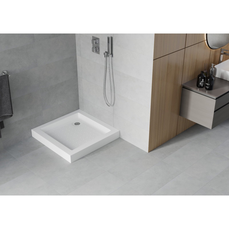 Mexen Rio shower tray square 70 x 70 cm, white - 45107070