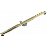 Mexen Flat 360° Slim rotating linear drain 150 cm, gold - 1541150