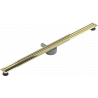 Mexen Flat 360° Slim rotary linear drain 160 cm, gold - 1541160