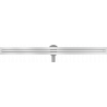 Mexen Flat 360° Slim swivel linear drain 200 cm, Chrome - 1041200