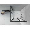 Mexen Rio square shower cabin 70 x 70 cm, transparent, black + tray, white - 860-070-070-70-00-4510