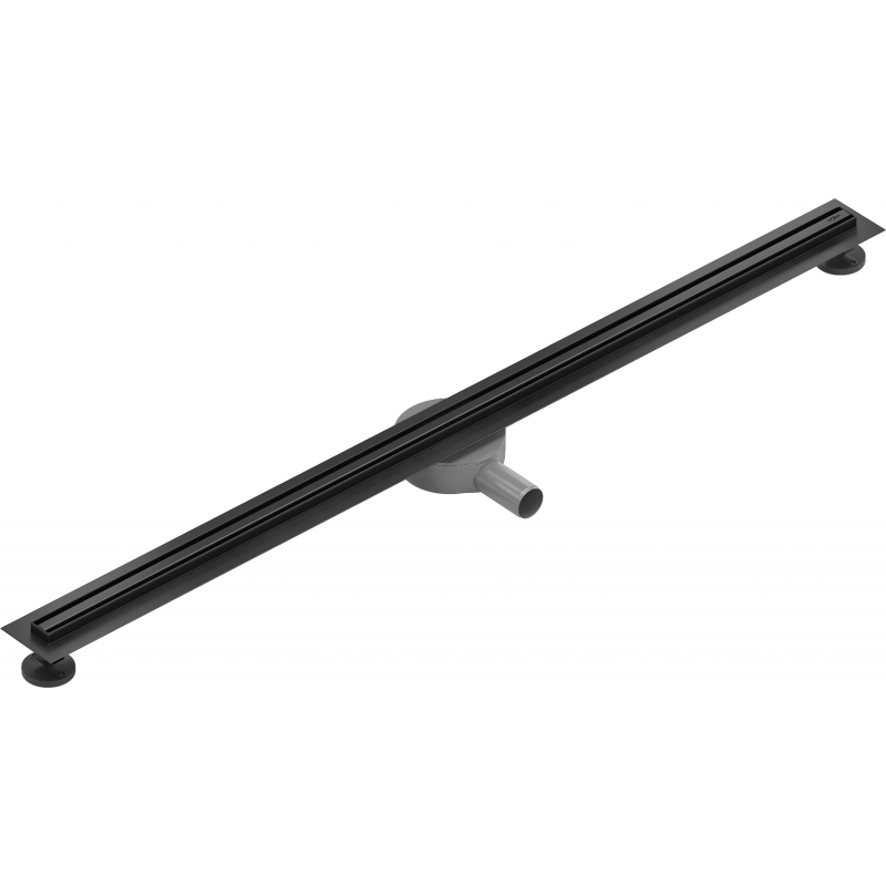 Mexen Flat 360° Slim Rotating Linear Drain 180 cm, Black - 1741180