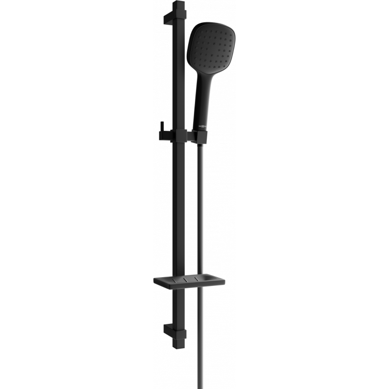 Mexen DQ33 sliding shower set, Black - 785334581-70