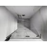 Mexen Lunar L shower door right hinge 85 cm, transparent, brushed nickel - 834L-085-000-97-00-P