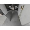 Mexen Kioto freestanding shower wall 120 x 200 cm, mirror 8 mm, gold - 800-120-002-50-50