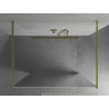 Mexen Kioto Free-standing shower wall 120 x 200 cm, mirror 8 mm, gold - 800-120-002-50-50