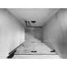 Mexen Lunar-F right folding shower door 80 cm, transparent, brushed gun gray - 836-080-000-66-00-P