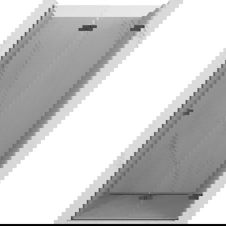 Mexen Lunar-F Folding Shower Door Right 90 cm, Transparent, Brushed Gun Gray - 836-090-000-66-00-P