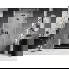 Mexen Lunar-F folding shower door right 90 cm, transparent, gun gray brushed - 836-090-000-66-00-P