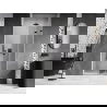 Mexen Lunar-F shower door folding right 65 cm, transparent, black - 836-065-000-70-00-P