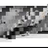 Mexen Lunar-B right-hinged shower door 95 cm, transparent, gun metal - 832-095-000-95-00-P