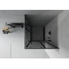 Mexen Rio square shower cubicle 90 x 90 cm, Graphite, Black - 860-090-090-70-40