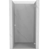 Mexen Lunar-B 75 cm Right Hinged Shower Door, Transparent, Brushed Nickel - 832-075-000-97-00-P