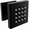 Mexen wall mounted side nozzle, Black - 79360-70