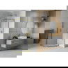 Mexen Rio shower cabin semi-circular 80 x 80 cm, transparent, gold - 863-080-080-50-00