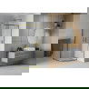 Mexen Rio Shower Cabin Semi-Circular 90 x 90 cm, Transparent, Gold - 863-090-090-50-00