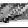 Mexen Lunar-F shower door folding right 90 cm, transparent, gun metal - 836-090-000-95-00-P