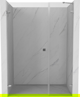 Mexen Lunar-B shower door left hinged 120 cm, transparent, chrome - 832S-120-050-01-00-L