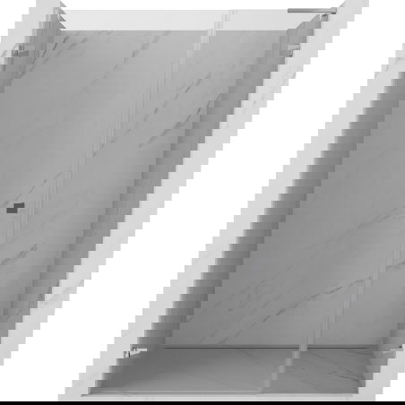 Mexen Lunar-B L left shower door 120 cm, transparent, chrome - 832SL-120-050-01-00-L