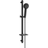Mexen DQ40 sliding shower set, Black - 785404581-70
