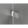 Mexen Lunar-B L left shower door 140 cm, transparent, chrome - 832SL-140-050-01-00-L