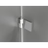 Mexen Lunar-B L left swing shower door 140 cm, transparent, chrome - 832SL-140-050-01-00-L