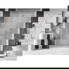 Mexen Lunar-B shower door, left hinged 135 cm, transparent, chrome - 832S-135-050-01-00-L