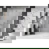 Mexen Lunar-B shower door, left hinged 135 cm, transparent, chrome - 832S-135-050-01-00-L
