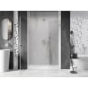 Mexen Lunar-B Left Hinged Shower Door 140 cm, Transparent, Chrome - 832S-140-050-01-00-L