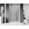 Mexen Lunar-B L Left Hinged Shower Door 115 cm, Transparent, White - 832SL-115-050-20-00-L