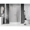 Mexen Lunar-B L shower door, left hinged 120 cm, transparent, white - 832SL-120-050-20-00-L