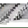 Mexen Lunar-B L shower door left 140 cm, transparent, white - 832SL-140-050-20-00-L