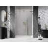 Mexen Lunar-B L shower doors pivot left 120 cm, transparent, gold - 832SL-120-050-50-00-L