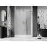 Mexen Lunar-B L shower doors pivot left 120 cm, transparent, gold - 832SL-120-050-50-00-L