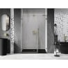 Mexen Lunar-B L shower doors pivot left 120 cm, transparent, gold - 832SL-120-050-50-00-L