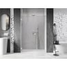 Mexen Lunar-B shower doors left-hinged 120 cm, transparent, white - 832S-120-050-20-00-L