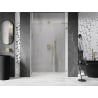 Mexen Lunar-B L Shower Door Pivot Left 120 cm, Transparent, Brushed Gold - 832SL-120-050-55-00-L