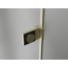 Mexen Lunar-B L Shower Door Pivot Left 120 cm, Transparent, Brushed Gold - 832SL-120-050-55-00-L
