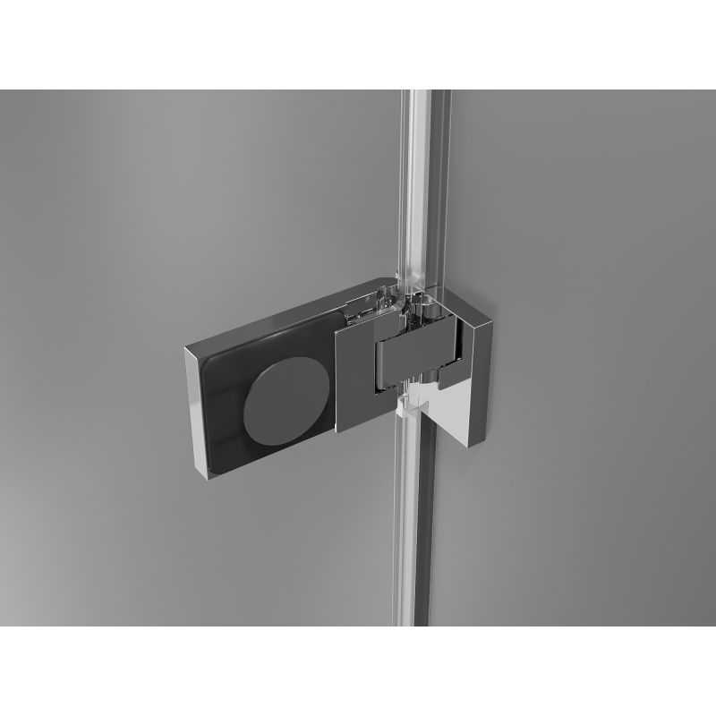 Mexen Lunar-F Foldable Shower Door Left 115 cm, Transparent, Chrome - 836S-115-050-01-00-L