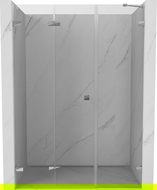 Mexen Lunar-F folding shower door left 120 cm, transparent, chrome - 836S-120-050-01-00-L