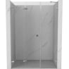 Mexen Lunar-F 145 cm Folding Shower Door Left, Transparent, Chrome - 836S-145-050-01-00-L