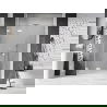 Mexen Lunar-F folding shower door left 120 cm, transparent, white - 836S-120-050-20-00-L