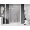 Mexen Lunar-F folding shower door left 135 cm, transparent, white - 836S-135-050-20-00-L