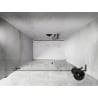 Mexen Lunar-B L shower door hinged left 120 cm, transparent, gun gray brushed - 832SL-120-050-66-00-L