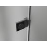 Mexen Lunar-B L shower door hinged left 120 cm, transparent, gun gray brushed - 832SL-120-050-66-00-L