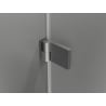 Mexen Lunar-B L Left Hinged Shower Door 145 cm, Transparent, Brushed Gun Gray - 832SL-145-050-66-00-L