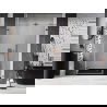 Mexen Lunar-B shower doors, left side 110 cm, transparent, rose gold - 832S-110-050-60-00-L