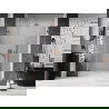 Mexen Lunar-B shower doors, left side 110 cm, transparent, rose gold - 832S-110-050-60-00-L